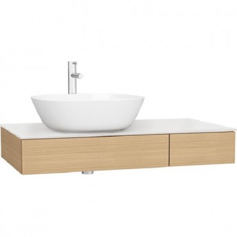 Модуль под раковину VITRA ORIGIN 90 см с выдвижным ящиком, левосторонний, дуб Модуль под раковину VITRA ORIGIN 90 см с выдвижным ящиком, левосторонний, дуб